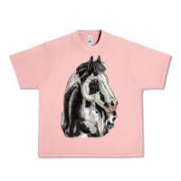 Salmon paint horse Urban Heavy Tee - LillyAllenDesigns