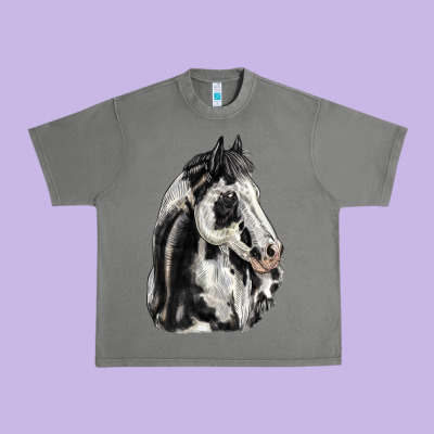 Paint Horse Urban Heavy Tee Designed By Lillyallendesigns