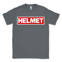 Charcoal Heather Meantime Helmet Classic Tee - linhVisuals