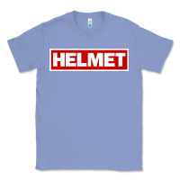 Colony Blue Meantime Helmet Classic Tee - linhVisuals