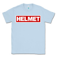 Dusty Blue Meantime Helmet Classic Tee - linhVisuals