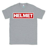 Heather Grey Meantime Helmet Classic Tee - linhVisuals