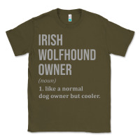 Army Green irish wolfhound dog funny classic Classic Tee - linhVisuals