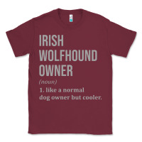 Burgundy irish wolfhound dog funny classic Classic Tee - linhVisuals