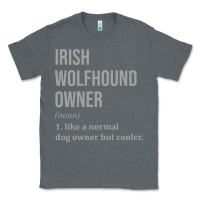 Charcoal Heather irish wolfhound dog funny classic Classic Tee - linhVisuals