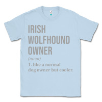 Dusty Blue irish wolfhound dog funny classic Classic Tee - linhVisuals