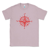 Lilac compass Classic Tee - linhVisuals