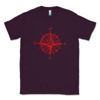 Plum compass Classic Tee - linhVisuals