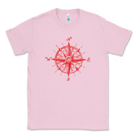 Bubblegum Pink compass Classic Tee - linhVisuals