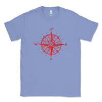 Colony Blue compass Classic Tee - linhVisuals