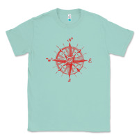 Seafoam compass Classic Tee - linhVisuals