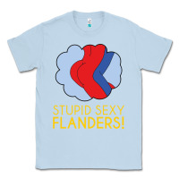 Dusty Blue stupid sexy flanders! Classic Tee - linhVisuals