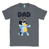Charcoal Heather Bluey Dad Classic Tee - linhVisuals
