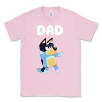 Bubblegum Pink Bluey Dad Classic Tee - linhVisuals