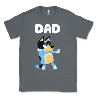 Charcoal Heather Bluey Dad Classic Tee - linhVisuals