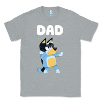 Heather Grey Bluey Dad Classic Tee - linhVisuals