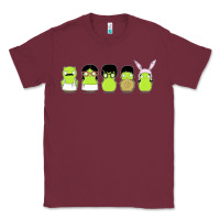Burgundy newbobs burgers Classic Tee - linhVisuals