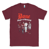 Burgundy newbone thugs n harmony Classic Tee - linhVisuals