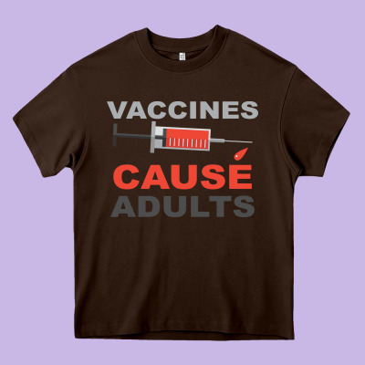 Vaccines Cause Adults Heavy Core Tee Designed By Bettercallsaul