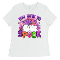 White too cute spook Ladies Tee - Artiststas