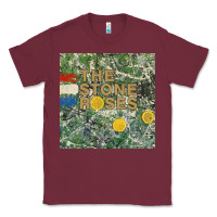 Burgundy the stone roses Classic Tee - linhVisuals