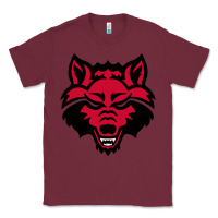 Burgundy DEVIL - RED WOLVES FOOTBALL SOCCER STATE MEN Classic Tee - linhVisuals