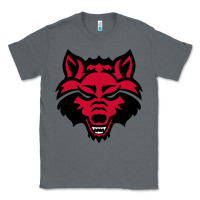 Charcoal Heather DEVIL - RED WOLVES FOOTBALL SOCCER STATE MEN Classic Tee - linhVisuals