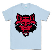 Dusty Blue DEVIL - RED WOLVES FOOTBALL SOCCER STATE MEN Classic Tee - linhVisuals