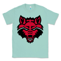 Seafoam DEVIL - RED WOLVES FOOTBALL SOCCER STATE MEN Classic Tee - linhVisuals