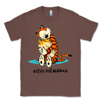 Chestnut newcalvin and hobbes [tyellow] Classic Tee - linhVisuals