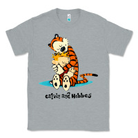 Heather Grey newcalvin and hobbes [tyellow] Classic Tee - linhVisuals