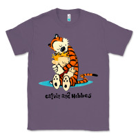 Lavender newcalvin and hobbes [tyellow] Classic Tee - linhVisuals