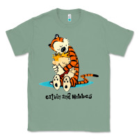 Sage newcalvin and hobbes [tyellow] Classic Tee - linhVisuals