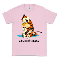 Bubblegum Pink newcalvin and hobbes [tyellow] Classic Tee - linhVisuals
