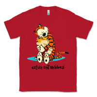 Red newcalvin and hobbes [tyellow] Classic Tee - linhVisuals