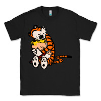 Black newcalvin and hobbes 04 Classic Tee - linhVisuals