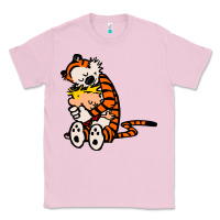 Bubblegum Pink newcalvin and hobbes 04 Classic Tee - linhVisuals