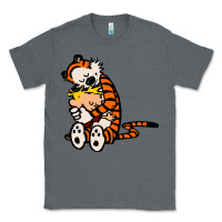 Charcoal Heather newcalvin and hobbes 04 Classic Tee - linhVisuals