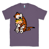 Lavender newcalvin and hobbes 04 Classic Tee - linhVisuals