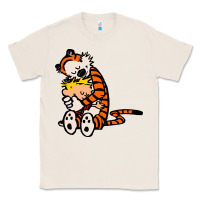Natural newcalvin and hobbes 04 Classic Tee - linhVisuals