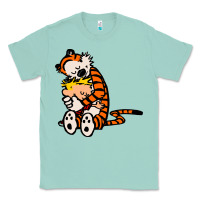 Seafoam newcalvin and hobbes 04 Classic Tee - linhVisuals
