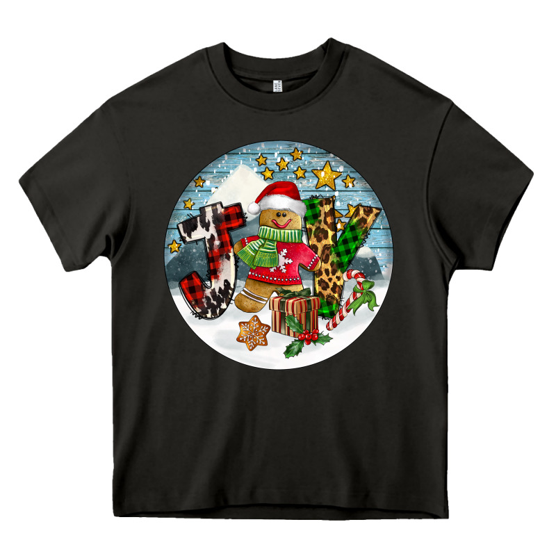 Joy Gingerbread Heavy Core Tee by FaDigitalArtStudio | Teevron