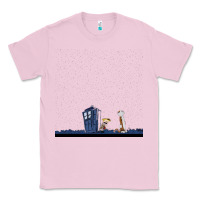 Newcalvin And Hobbes Night Star Tardis Classic Tee | Teevron