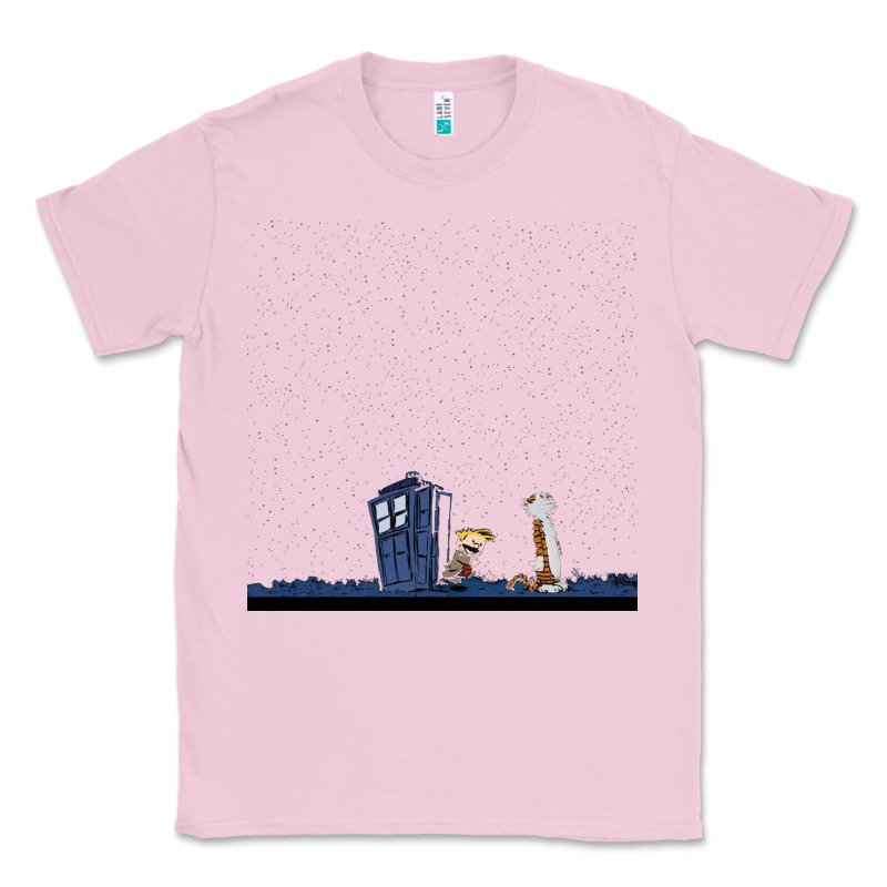 Newcalvin And Hobbes Night Star Tardis Classic Tee by linhVisuals | Teevron