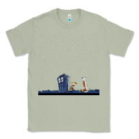 Matcha newcalvin and hobbes night star tardis Classic Tee - linhVisuals