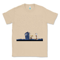 Mushroom newcalvin and hobbes night star tardis Classic Tee - linhVisuals