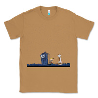 Toasted Coconut newcalvin and hobbes night star tardis Classic Tee - linhVisuals