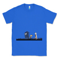True Royal newcalvin and hobbes night star tardis Classic Tee - linhVisuals