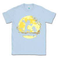 Dusty Blue newcalvin and hobbes no worries Classic Tee - linhVisuals