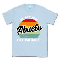 Dusty Blue el mejor abuelo del mundo grandfather sweatshirt Classic Tee - linhVisuals